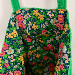 Sac cabas en éponge bouclette