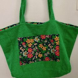 Sac cabas en éponge bouclette