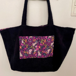 Sac cabas en éponge bouclette